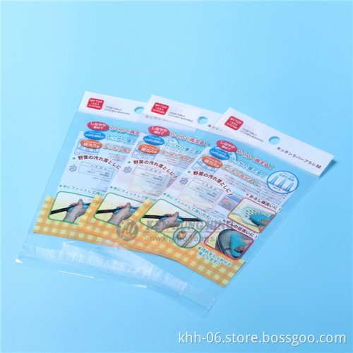 SGS Approved Printing Hang Hole header card packaging bags
